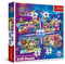 Trefl - PAW Patrol: The Mighty Movie, Die Helden Zu Hilfe - Puzzle 4in1, 4 Spiele, von 35 bis 70 Elemente - Unterschiedlicher Schwierigkeitsgrad, Unterhaltung für Kinder ab 4 Jahren