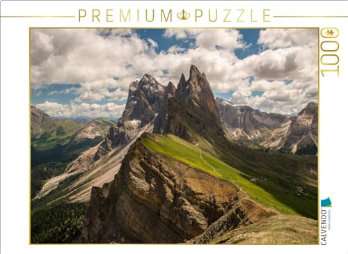 Puzzle · Seceda Berg, Gröden | Wandern in der Natur · 1000 Teile · Lege-Größe 64 × 48 cm · CALVENDO Puzzle
