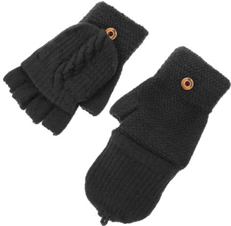 PACKOVE 1 Paar Wandelbare Handschuhe Cabrio-Handschuhe für Damen fingerlose Fäustlinge Handschuhe für Damen fingerlose handschuhe für damen Cabrio-Fäustlinge Damen warm halten