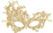 Venezianische Maske Maskerade Maske Karnevals Vintage Antik Masken Für Damen Herren Halloween Kostüm Party Paintball Maske Augenmaske Venice, Gummizug, Ornamente, Maskenball, Venedig, Karneval, Mot