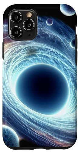 Hülle für iPhone 11 Pro Planeten im Wurmloch auf Brücke und Weißloch