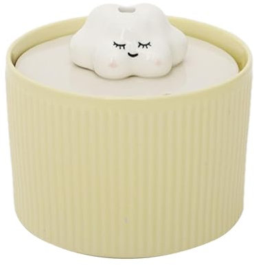 Fuente de agua de cerámica para mascotas,Fuente para gatos, Bebedero automático para gatos de 1,2 L, Fuente para beber silenciosa para gatos, fuente de cerámica para mascotas, fuente de agua para perr