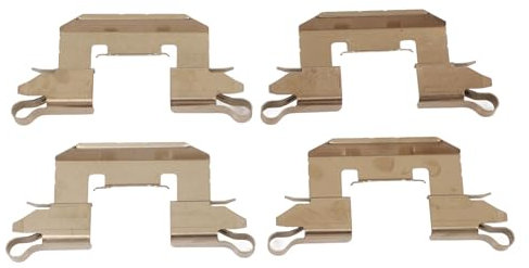 Front Disc Brake Caliper Hardware Kit, Front Disc Brake Caliper Support Springs, Kuuleyn 4PCS Brake Pad Caliper Spring Bpf1772a Brake Pad Fitting Kit for Fiesta Mk7 08 to 17