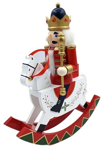 Decorazioni natalizie Schiaccianoci - Statuette di Schiaccianoci per feste, decorazioni natalizie classiche | Statue di Schiaccianoci tradizionali, decorazioni per feste festive, Figur