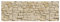 Scenolia Brise Vue imprimé Pierres Beiges, H.1 x L.3 m, 100% occultant, Made in France Colliers de Fixation offerts
