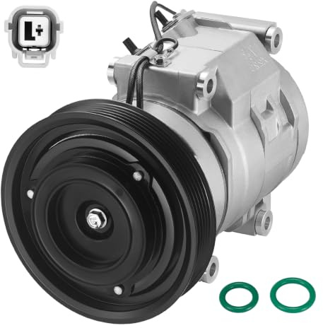 BDFHYK Compresor de aire acondicionado 98307 compatible con Acura MDX 2003-2006, TL 2004-2008, compatible con Honda Accord 2003-2007, Odyssey 2005-2007, Pilot 2005-2008, Ridgeline 06-08