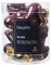 Christbaumschmuck Herzen Glas 4cm x 12 Stück - Glasherzen Christbaumkugeln Weihnachtskugeln Weihnachten - Weihnachtsbaumschmuck - Dunkel Mauve