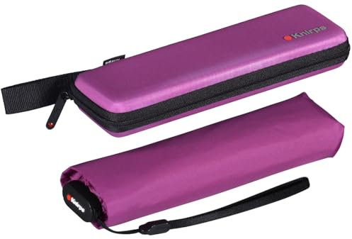 Knirps Taschenschirm US.050 Ultra Light Slim Manual im Etui - Berry