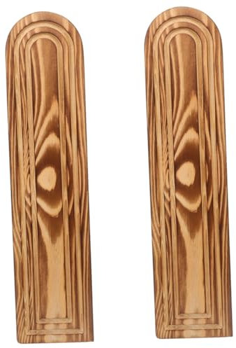 Cabilock 2 Piezas Macetero De Pared De Madera Jardinera Colgante De Madera Jardinera De Pared De Interior Maceteros De Pared Jardinera De Madera Titular De La Planta De Aire Florero Brown