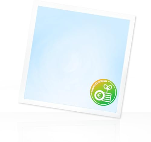 Xtend EcoLight LED Panel 62x62cm 6000K Tageslichtweiß 4500lm 25W Rasterleuchte flimmerfrei Netzteil energieeffizient Deckenleuchte Backlit BLs2.0