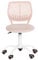 FurnitureR 1 Chaise pivotante de Salle à Manger, de Cuisine, rembourrée, pivotante, Confortable, avec Roues, Dossier, pour Salle à Manger, Salon, Rose Morandi