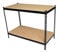HH Home Hut Heavy Duty Garage Workbench - Ideal Workshop Table with Storage Shelving DIY Tools, Durable Racking Workshops Work Benches for Garages Shed Workshops 1200mm x 600mm x 900mm 200kg Load