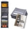 LKH Wardrobe Storage Organiser 5 Shelves Hanging Storage Foldable Clothes Organiser – Wardrobe Storage with Velcro Fastening Space-Saving Washable Closet Organisers for Clothes, Shoes & Toys