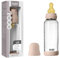 BIBS Boheme Baby Glass Bottle. Anti-colique. Embout rond en latex de caoutchouc naturel. Favorise l’allaitement naturel - Blush