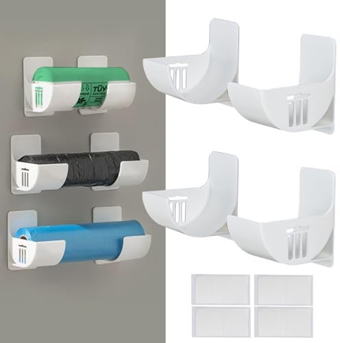 Organizador de cocina de pared, 4 unidades de almacenamiento en la pared, caja de almacenamiento autoadhesiva, organizador de cocina, organizador de esquina para puerta de armario, puerta de despensa,