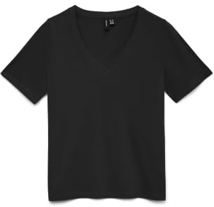 Vmpaulina Ss V-Neck T-Shirt JRS Noos