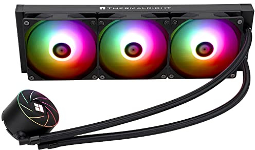 Thermalright TR Aqua Elite 360 ARGB - Enfriador de agua para CPU (3 ventiladores PWM, ARGB, 1550 RPM, velocidad para AMD/AM4/AM5& Intel LGA115X/1200/1700/1851)