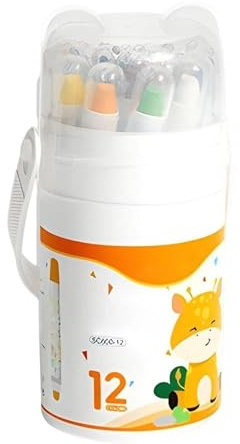 Spin Crayons - & No Dirty Washable Crayons Set | Ultra Soft & Easy to Grip Art Supplies for Ages 1-3 & Kids Ages 4-8 | Crayoness Pair