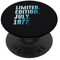 Juli 1977 Jahr 1977 Retro 1977 Vintage Limited Edition PopSockets Klebender PopGrip