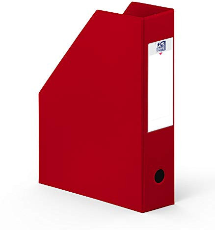 Elba Fast 400081697 Lot de 10 Porte revues 24 x 32 dos 7 cm Rouge