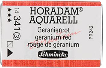 Schmincke HORADAM AQUARELL Geranienrot, 14 341 043, 1/1 Näpfchen