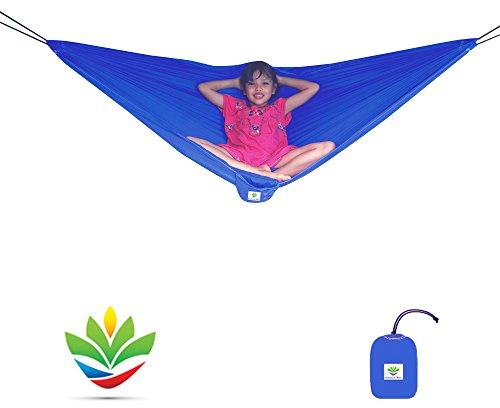 Sky Kid Hammock - Tween Hammocks - Small Camping H A M M O C K, K I D S Camping Gear, Indoor/Outdoor - The Ideal Starter Hammock for Kids