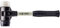 Simplex Schonhammer, Gummikomposition / Superplastik; mit verstärktem Tempergussgehäuse und Fiberglasstiel | D=80 mm | 3727.080
