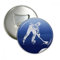 Flaschenöffner für den Wintersport, Eishockey, Wasserfarben, rund, Kühlschrankmagnet, 3 Stück