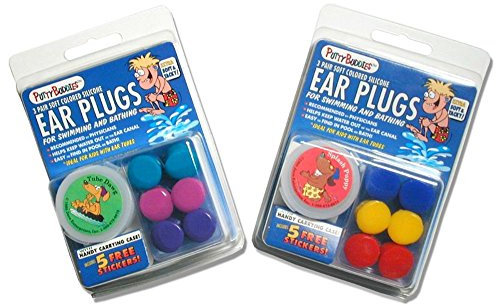 Putty Buddies (3er Pack (Farbe kann variieren) (2er Pack (6 Paar), Rot, Gelb & Blau (nicht schwimmend))