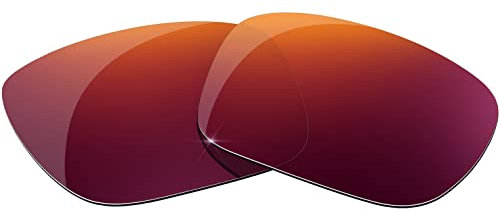 Oak&ban Lentes de repuesto polarizadas para gafas de sol Oakley Holbrook, múltiples opciones, Red, Oakley Holbrook Sunglass