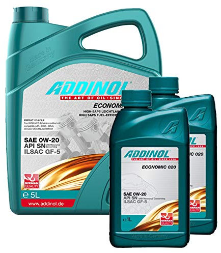 Addinol Motoröl 0W-20 Economic 020 5L + 2X 1L