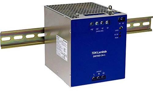 TDK - Fuente de alimentación para Carril DIN 1970470 DRF-960-24-1, 24 V, 40 A, 960 W