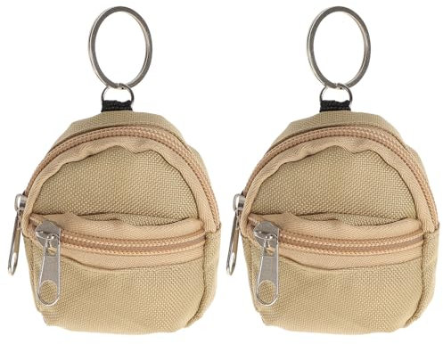 SOIMISS 2 Stück Blaue Rucksack Mini Tasche Schlüsselanhänger Geldbörse Schlüsselanhänger Tasche Hängen Anhänger