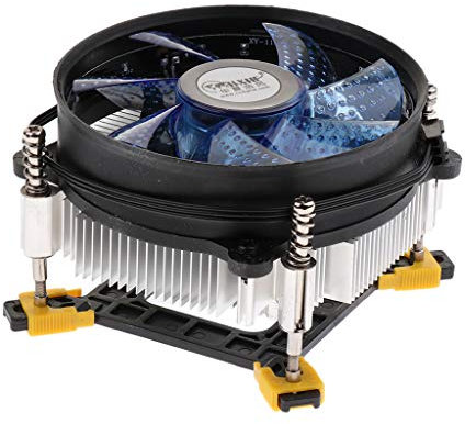 MagiDeal CPU Cooler Heatpipe 12cm Radiateur de Ventilateur Refroidi pour LGA 775/1150/1151/1155/1156 Bleu