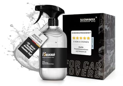 sudworx® 15 UV Blocker Textilimprägnierung UV Schutz 500ml - schützt Wildlederimitate wie Alcantara, Dinamica und indivitara optimal vor UV Strahlung (UV Blocker)