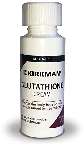 Glutathione Cream, 2 oz (57 gm), Kirkman Labs | Reduced L-Glutathione, Active Form, Antioxidant Support, Free Radical Protection, Cysteine, Glutamic Acid & Glycine