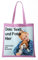 BLAK TEE Personalisierbarer Selbst Gestalten mit Foto und Text Wiederverwendbare Einkaufstasche Klassisches Rosa