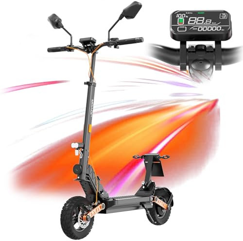 JOYOR E Roller mit Straßenzulassung S8E, Reichweite 65-80KM, Faltbarer Electric Scooter für Pendler, mit 10 Zoll Offroad-Reifen