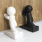 Cute Door Stopper, 2 Pack Door Stop, Flexible and Effective to Keep Your Door Open, White and Black (Patented)
