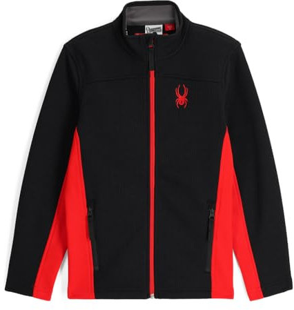 Spyder BANDIT JACKET, Boys, Schwarz, XL