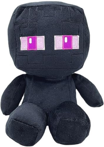 IhLux Minecrafft Stofftier Plüschtier Kuscheltier Gefüllte Plüschpuppe Kinderspielzeug Cartoon Charaktere Plüschpuppen Waschbar Puppen Für Mädchen Kinder Puppe Geburtstag Weihnachten Geschenk 25cm