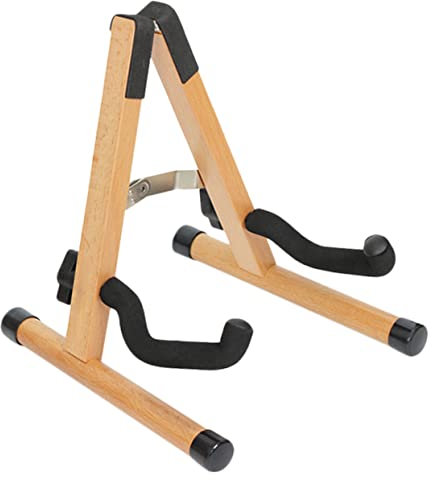 TOPPERFUN Mandolin Stand Mandolin Place Stand Ukulele Support Mandolin Support Stand Mandolin Floor Stand Music Instrument Stand Wood Guitar Stand Mandolin Rack Foldable Ukulele Stand Rubber