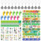JETOP Calcio Festa Compleanno Regalo Bambini, 58 Pezzi Kit Regalo Fine Festa Compleanno Bambini Gadget Calcio Sacchetti Regalo Portachiavi Braccialetto Fischietto Tatuaggi