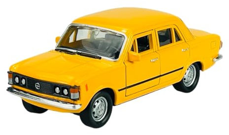 Welly FIAT 125p 125 P Gelb 1967-1972 Polski FIAT 1/34-1/39 Metal Modell Auto Die Cast Neu im Kasten