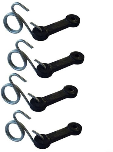 Compatible with Popular Riding Lawn Mower Tractors Fits 42, 46, 48, and 54 Decks Bagger Latch Strap&Hook Set