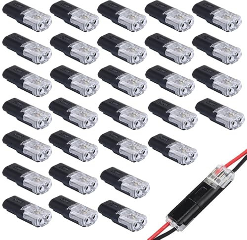 30 Pcs Auto Steckverbinder 2 Polig Kabel Steckverbinder 12v Stecker 2 Polig Kabelverbinder Wasserdicht 2 Polig Kabelstecker & - Verbindungen 12v Kabelverbinder 12v Stecker 2 Polig 2 Poliger Stecker