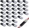 30 Pcs Auto Steckverbinder 2 Polig Kabel Steckverbinder 12v Stecker 2 Polig Kabelverbinder Wasserdicht 2 Polig Kabelstecker & - Verbindungen 12v Kabelverbinder 12v Stecker 2 Polig 2 Poliger Stecker