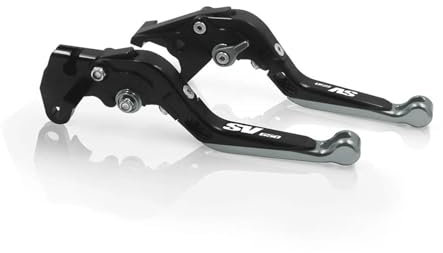 MINAIE Motorrad Bremse Kupplungshebel Für Suzuki SV650 SV650S SV 650 SV650X 2009–2019, Motorrad, Verstellbar, Klappbar, Ausziehbar, Bremshebel, Kupplungshebel(5)