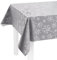 LILENO HOME Tischdecke abwaschbar als Meterware 240x140cm (Schnittkante) in Pusteblume grau Motiv - Wachstuchtischdecke wasserabweisend ideal als Tischtuch o. Tischläufer für Bierzeltgarnitur