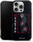 Slim Case extra dünn kompatibel mit Apple iPhone 16 Pro Silikon Handyhülle schwarz Hülle Itachi Uchiha Offizielles Lizenzprodukt Naruto Shippuden